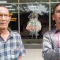 Poto: Muhammad Rafiq Hasibuan didampingi kuasa hukumnya Rudi Hasibuan SH memberikan keterangan kepada wartawan usai membuat laporan di SPKT Poldasu, Jumat (18/10).
